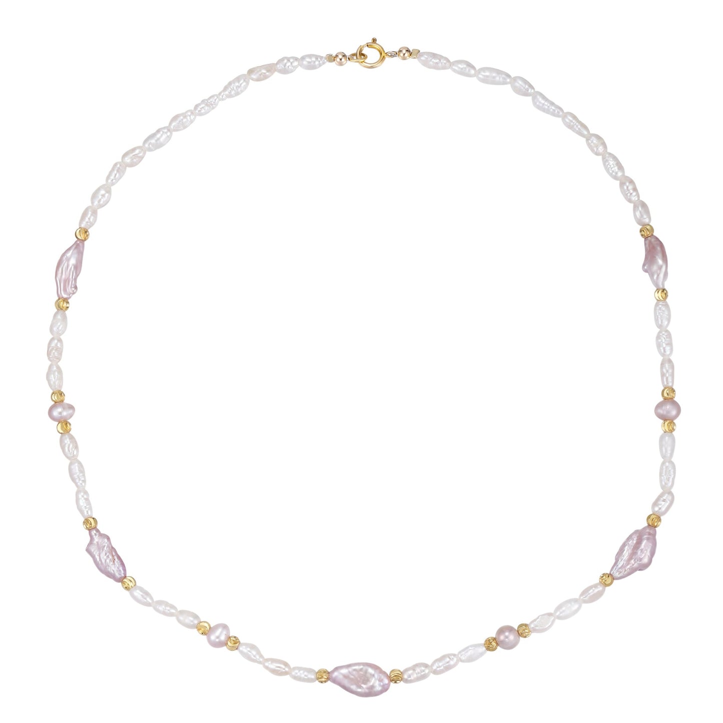 Kamari freshwater pearl necklace - Wishe19
