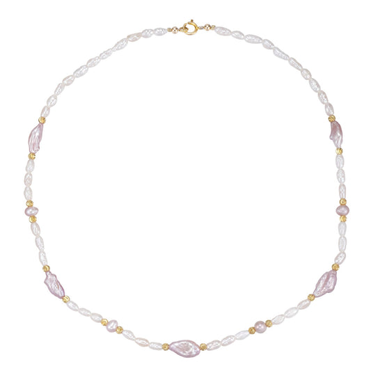 Kamari freshwater pearl necklace - Wishe19