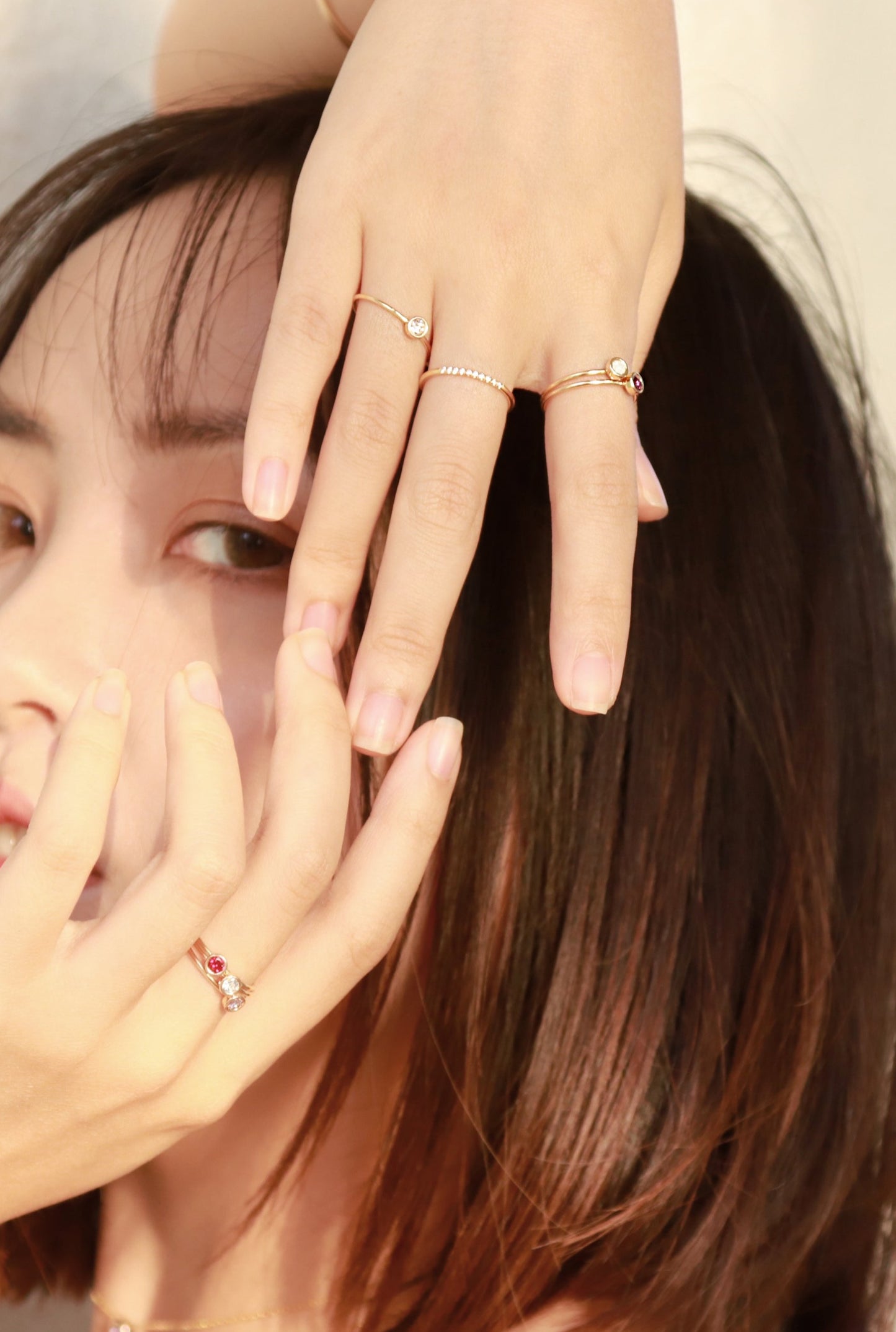 14KGF Bar Ring - Wishe19