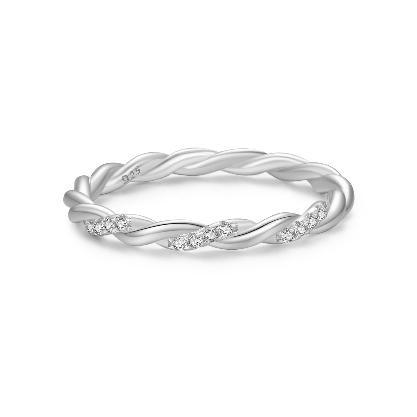 Twist Ring- Silver - Wishe19