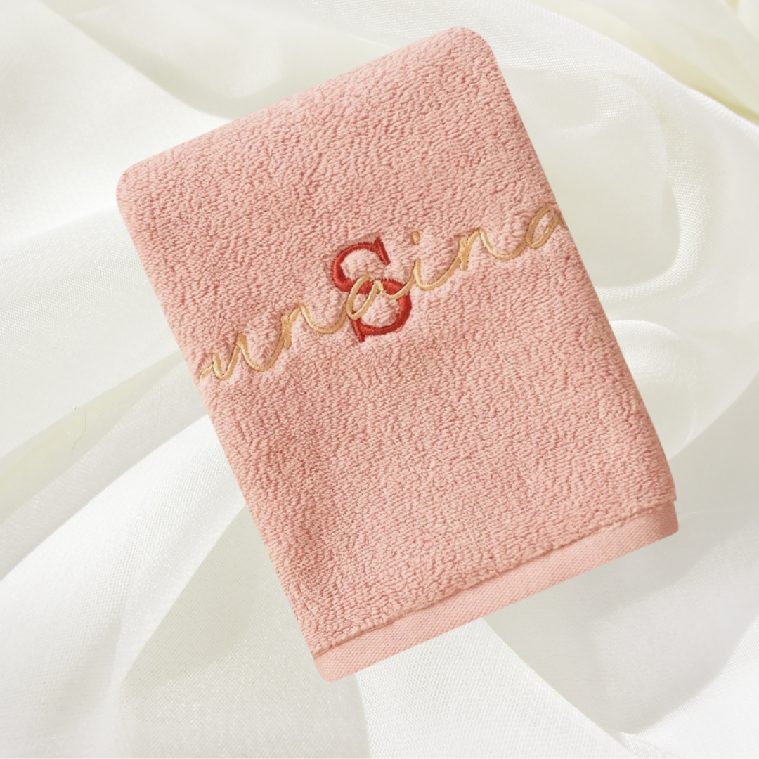 訂製刺繡純綿毛巾 Personalized Girls Trip Towel - Wishe19