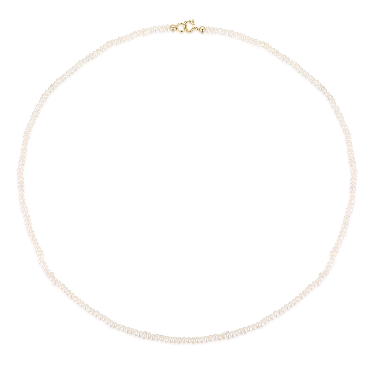 Mini Freshwater Pearl Necklace - Wishe19
