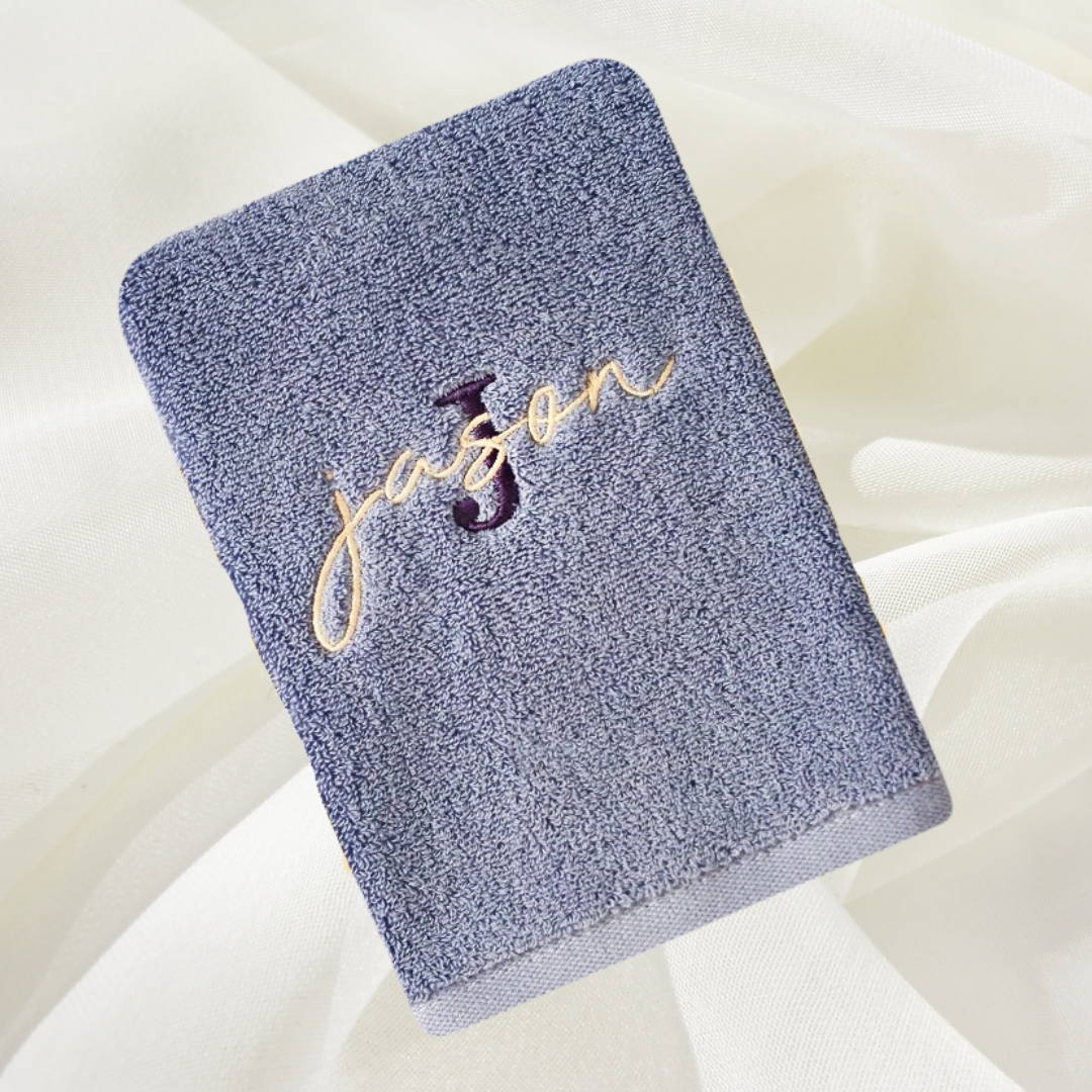 訂製刺繡純綿毛巾 Personalized Girls Trip Towel - Wishe19