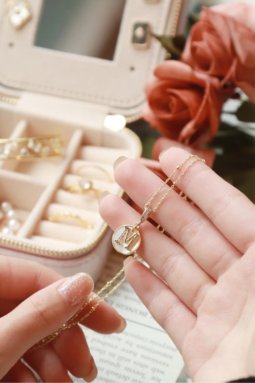 皇牌純銀字母頸鏈 Call My Name Necklace - Wishe19