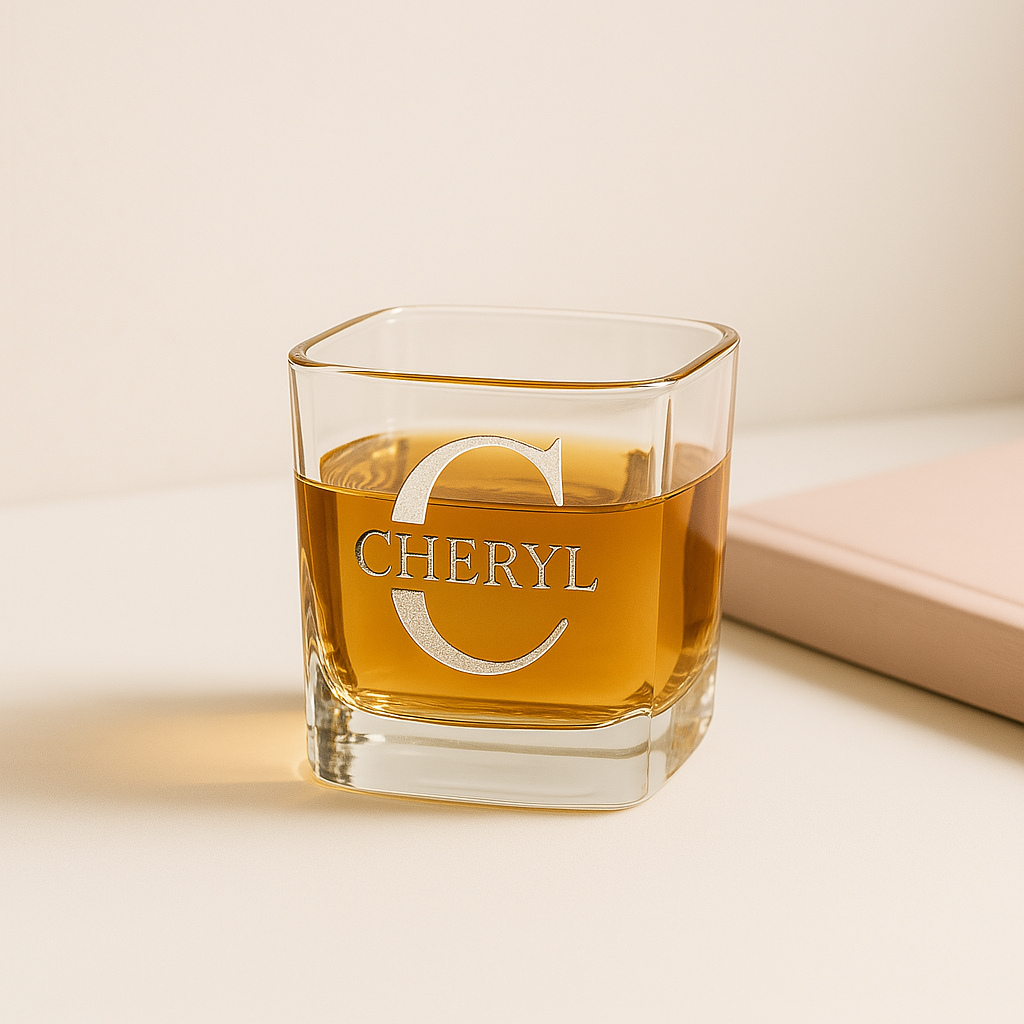 單個雕刻威士忌杯 Personalized Shot glass - Wishe19