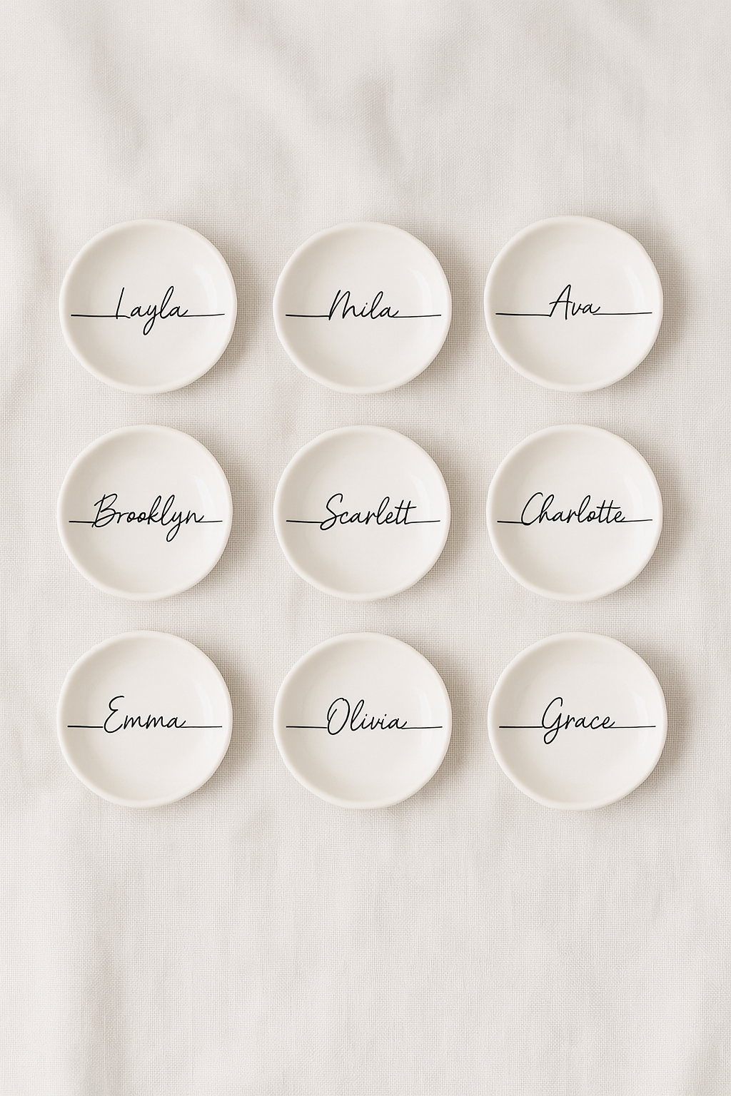 訂製陶瓷碟 Personalized Ceramic Plate - Wishe19