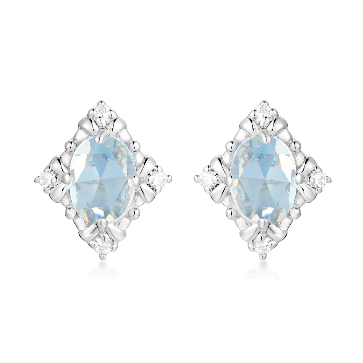 Crush On You Blue Topaz Earring- Silver