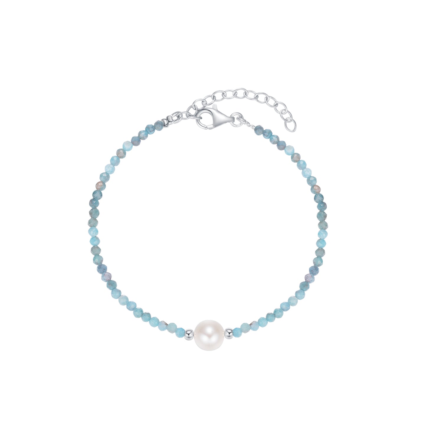 Shimmering Sky Bracelet- Apatite - Wishe19