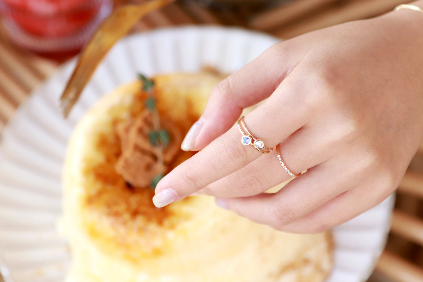 14KGF Bar Ring - Wishe19