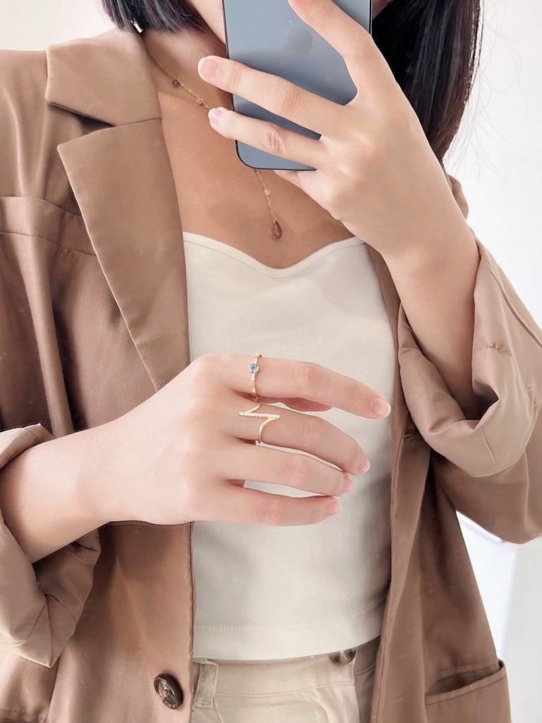 Everflow Ring- Rose Gold - Wishe19