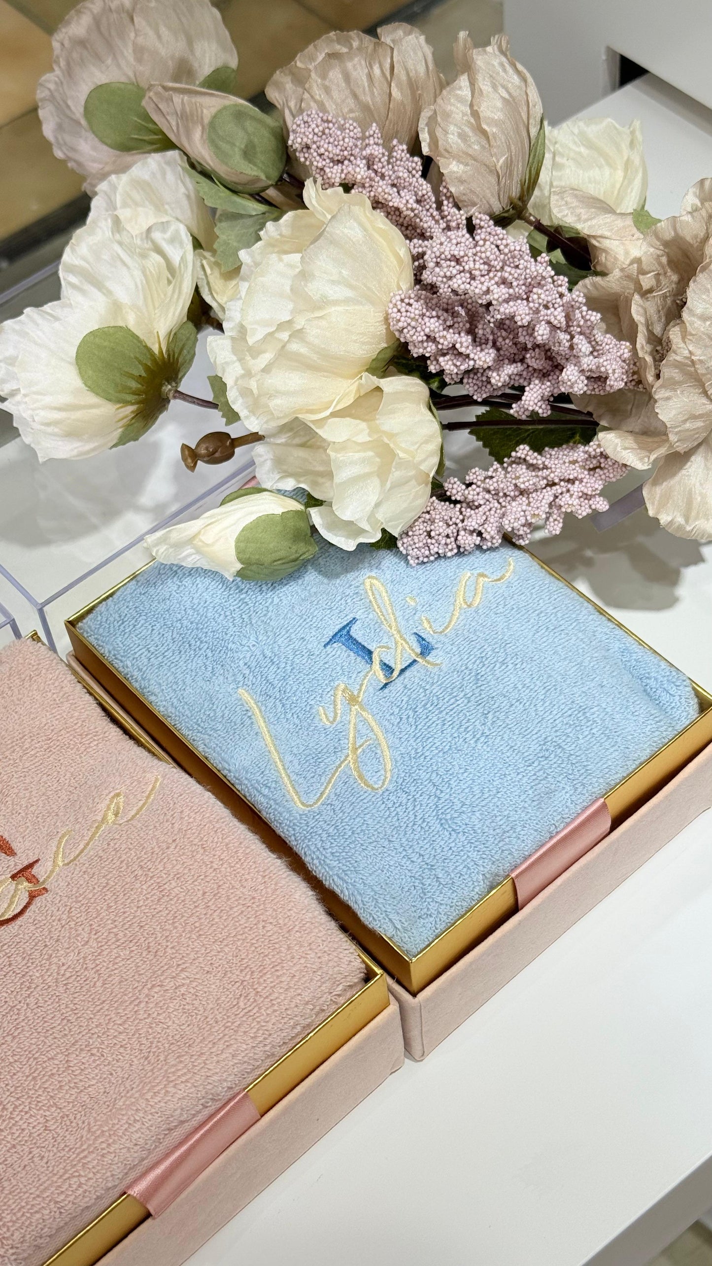 訂製刺繡純綿毛巾 Personalized Girls Trip Towel - Wishe19