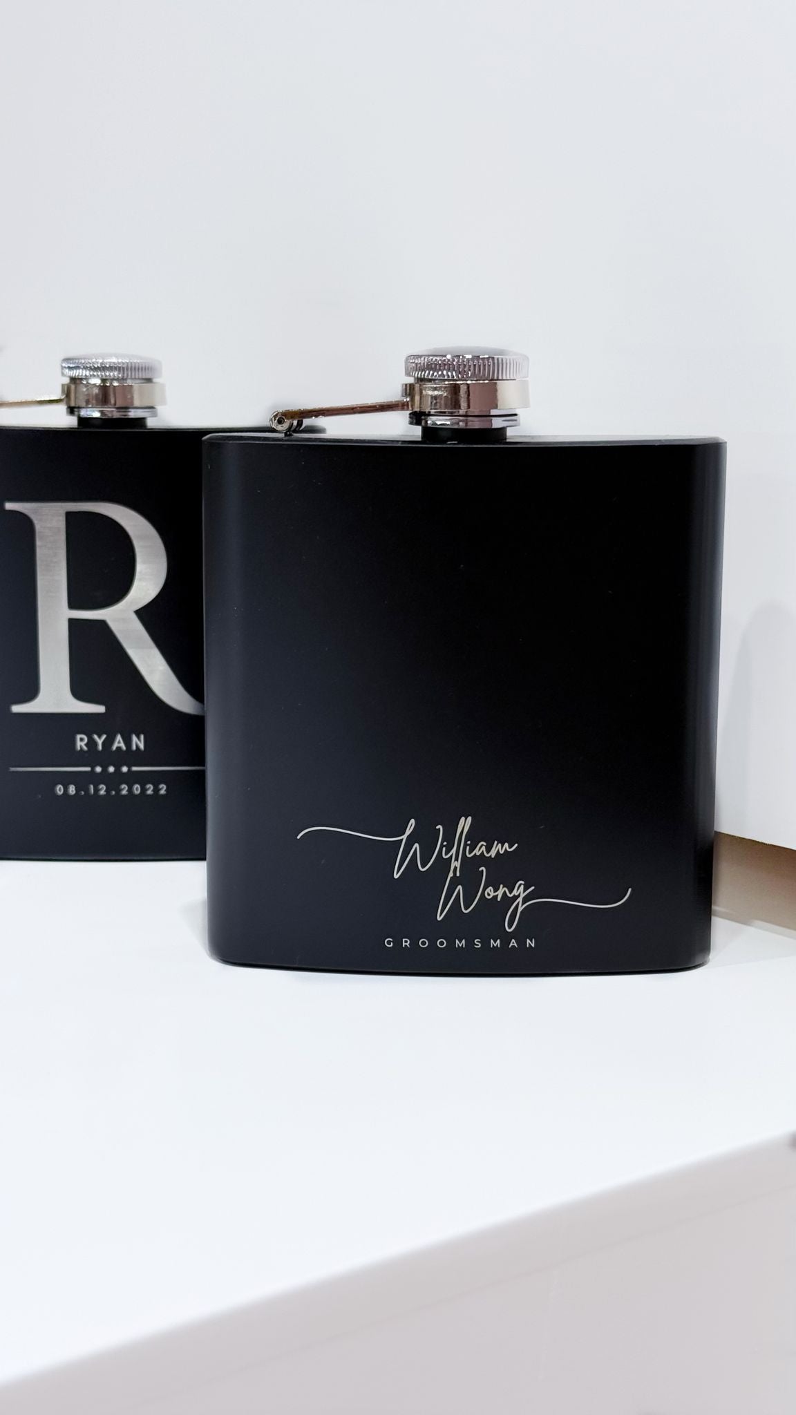 不鏽鋼隨身烈酒瓶 Stainless Steel Hip Flask - Wishe19