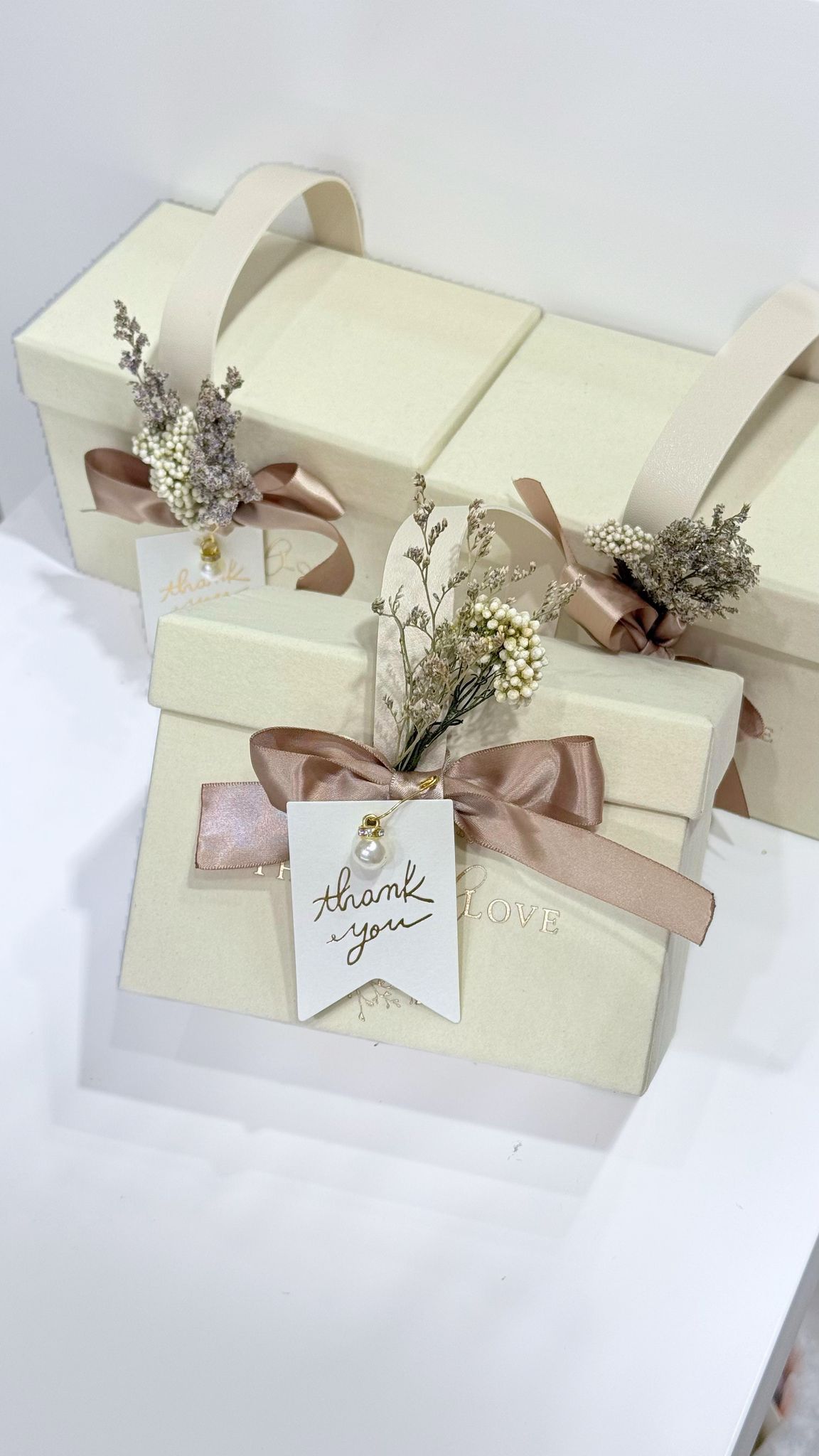 迷你乾花絨面禮盒 Gift Box - Wishe19