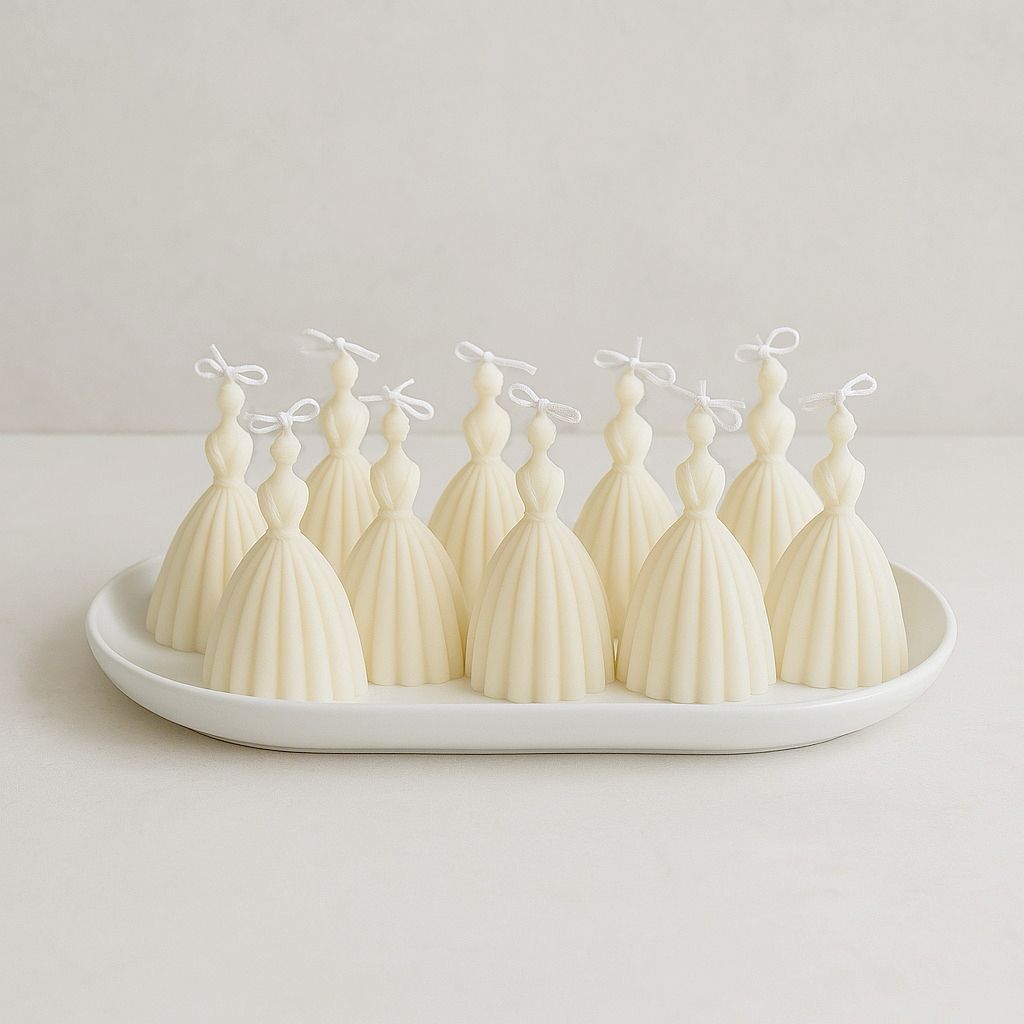 婚紗裙造型蠟燭 Bride Style Candle - Wishe19