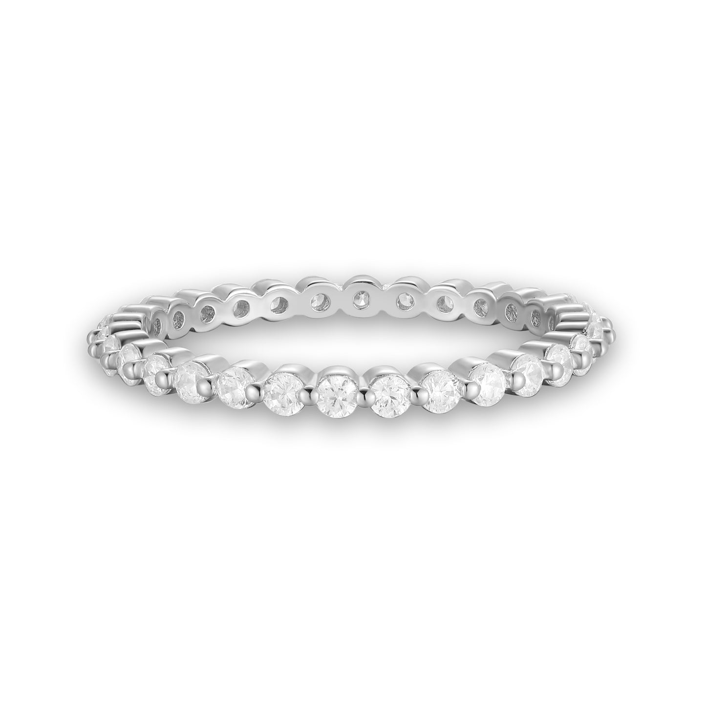 Eternity Ring- Silver - Wishe19