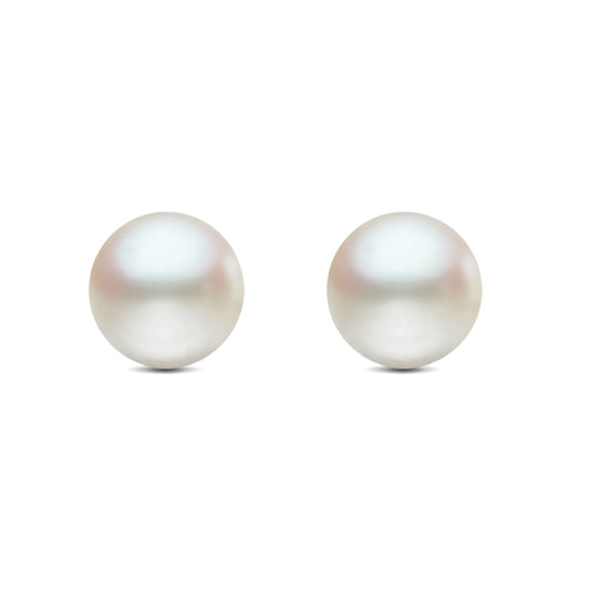 Round Shaped Freshwater Pearl Earring - Wishe19