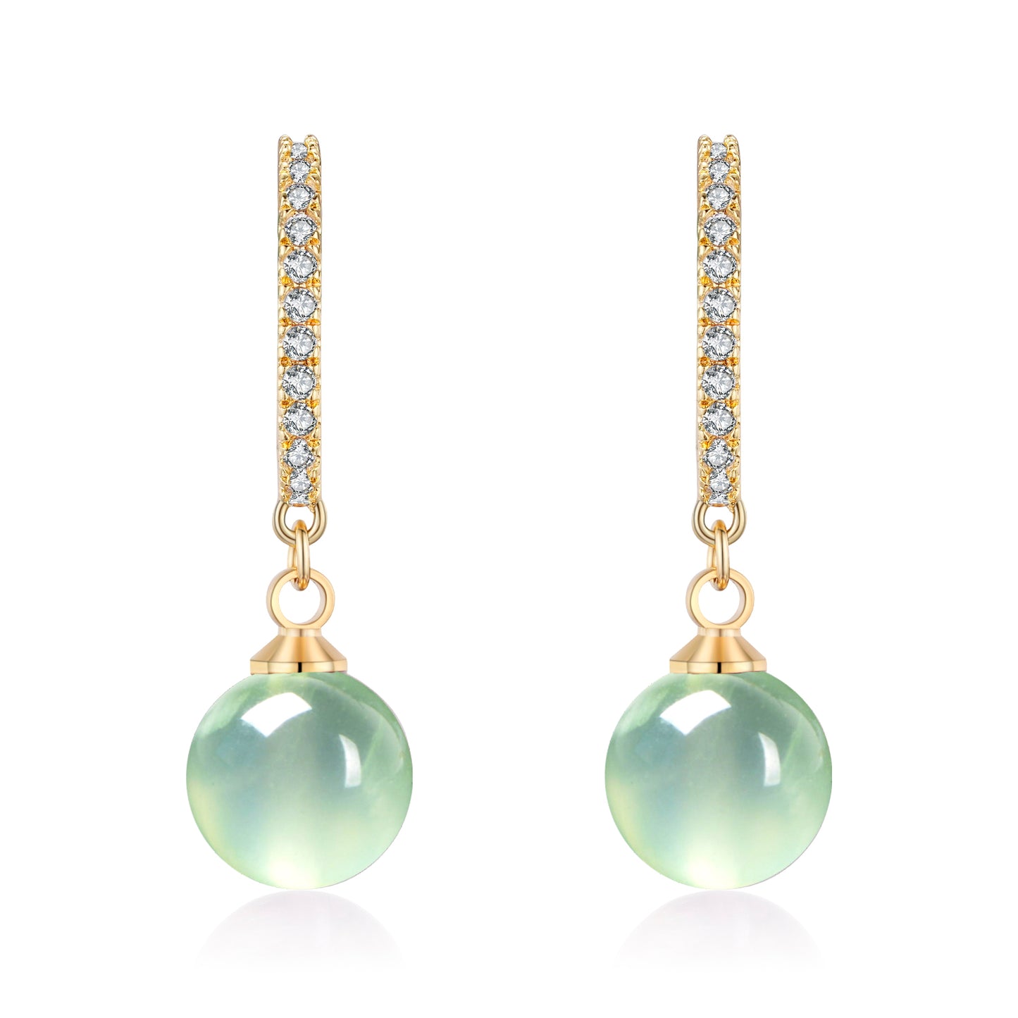 Prehnite Earring - Wishe19