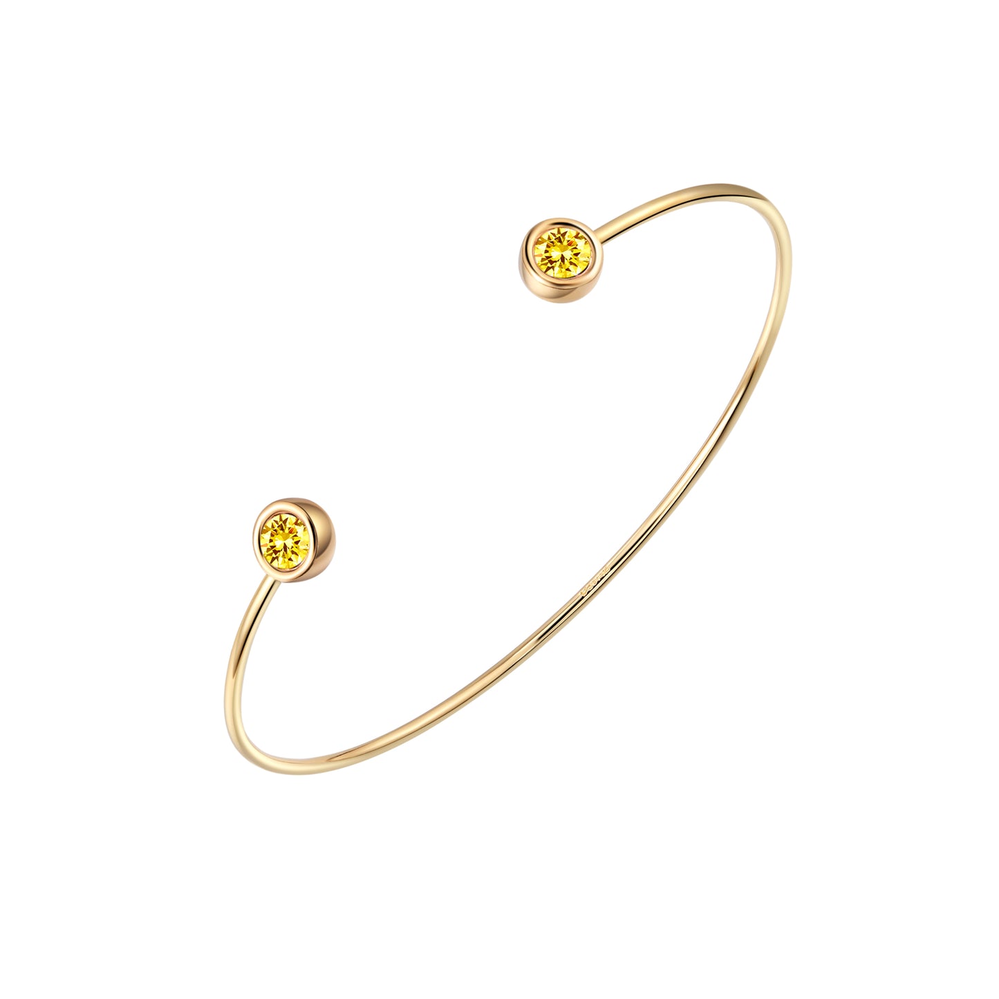14KGF Birthstone Cuff - Wishe19