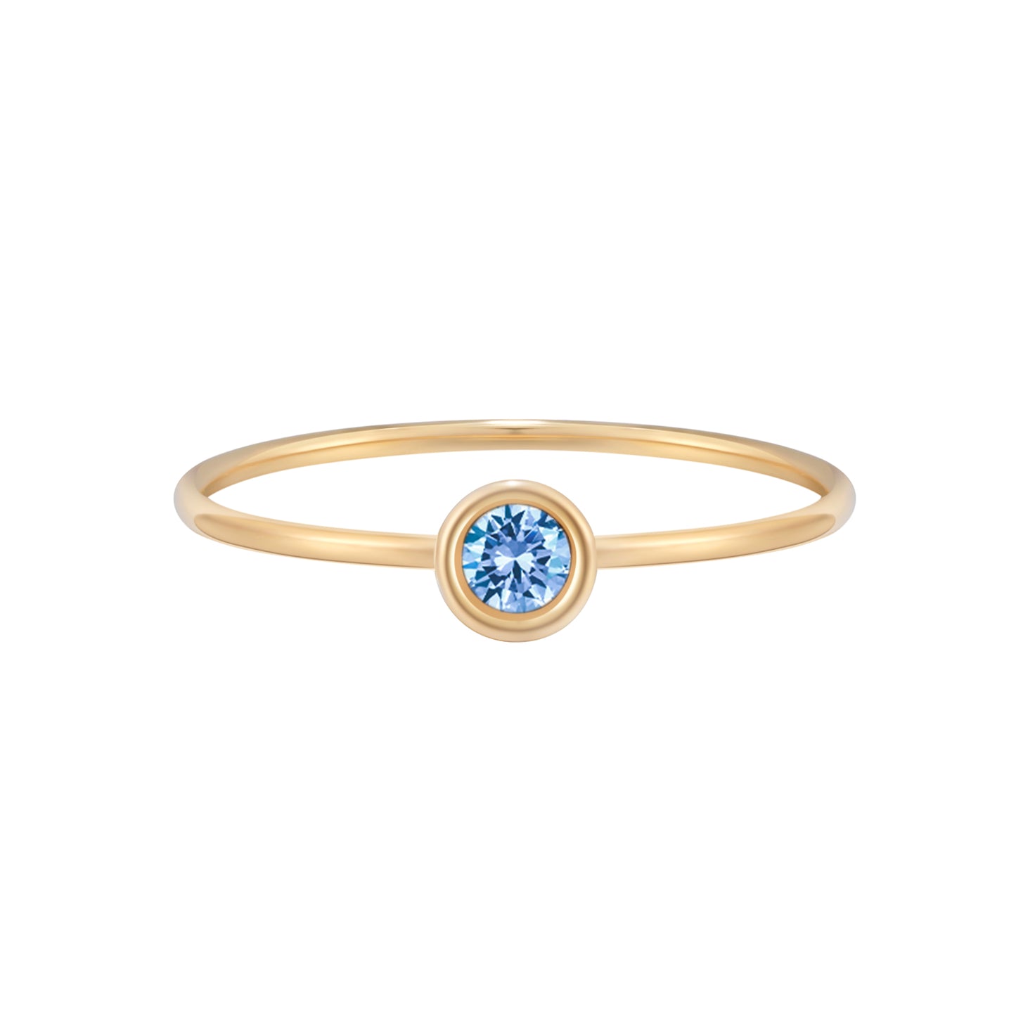 14KGF Birthstone Ring - Wishe19