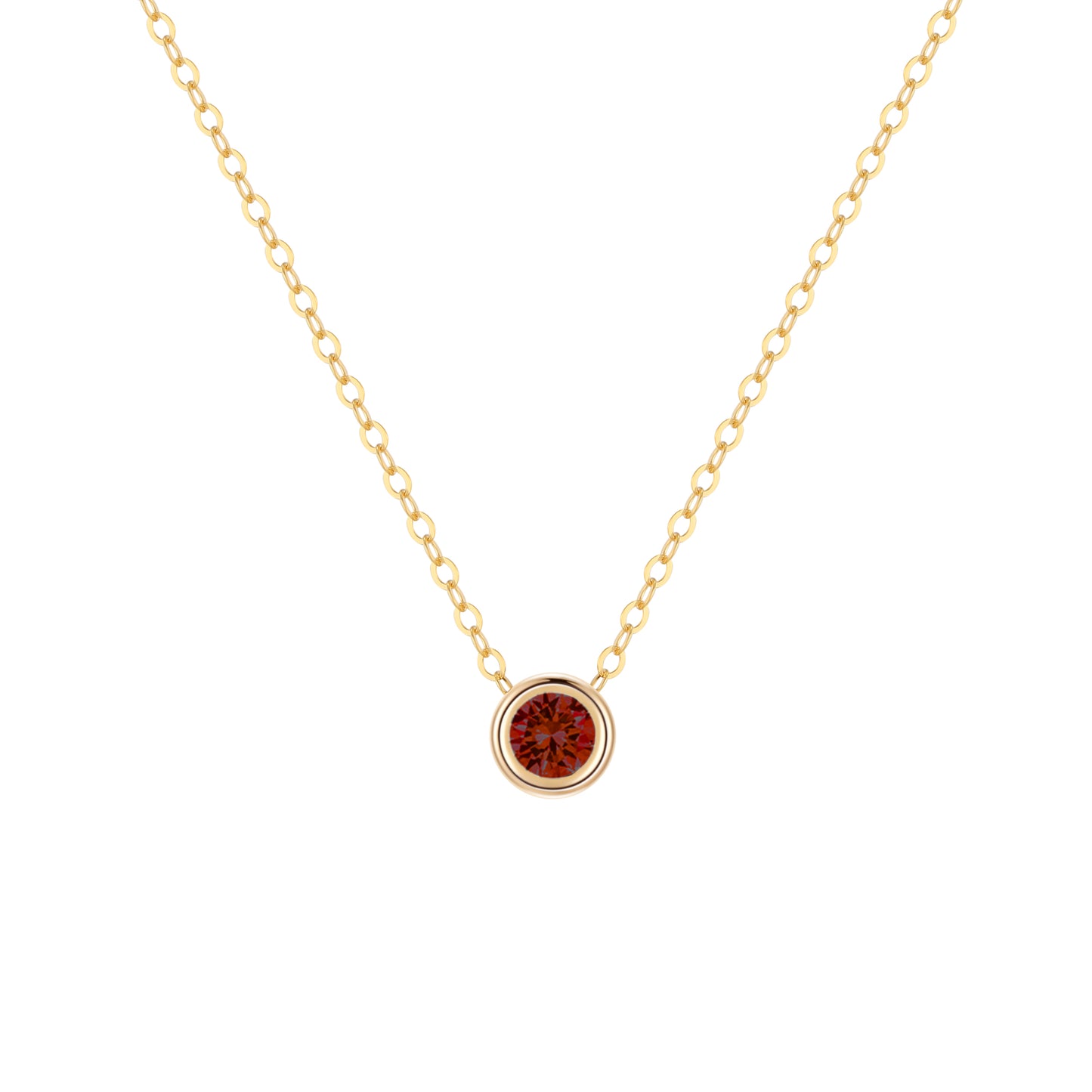 14KGF Birthstone Necklace - Wishe19