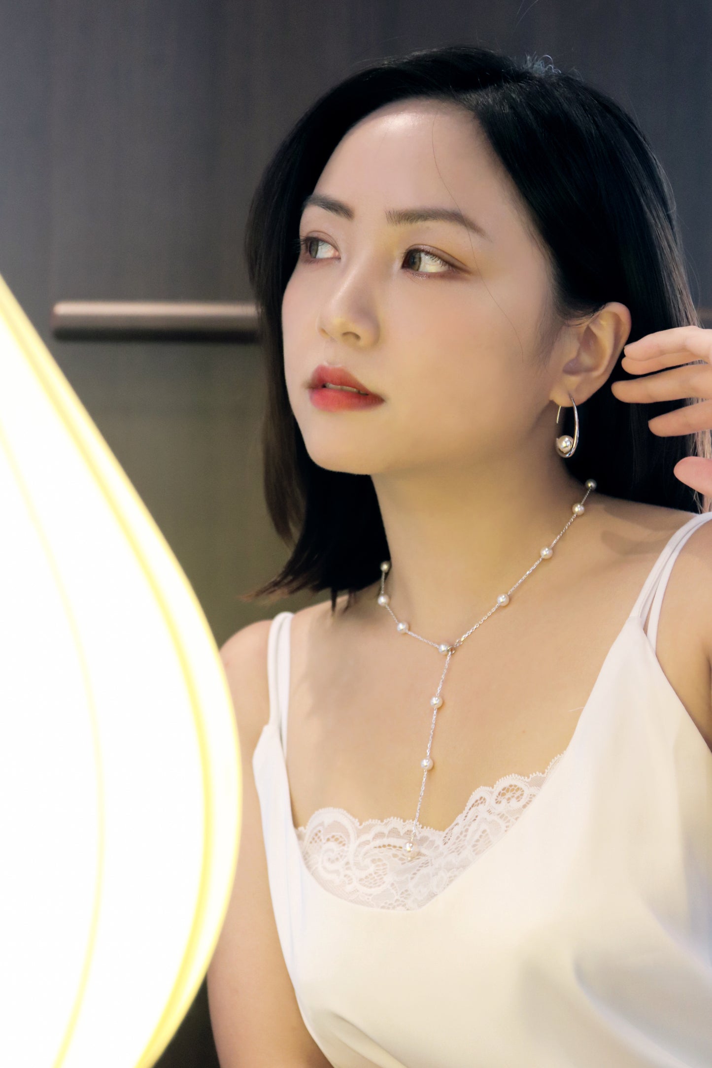 3-Ways Lariat Necklace- Silver - Wishe19