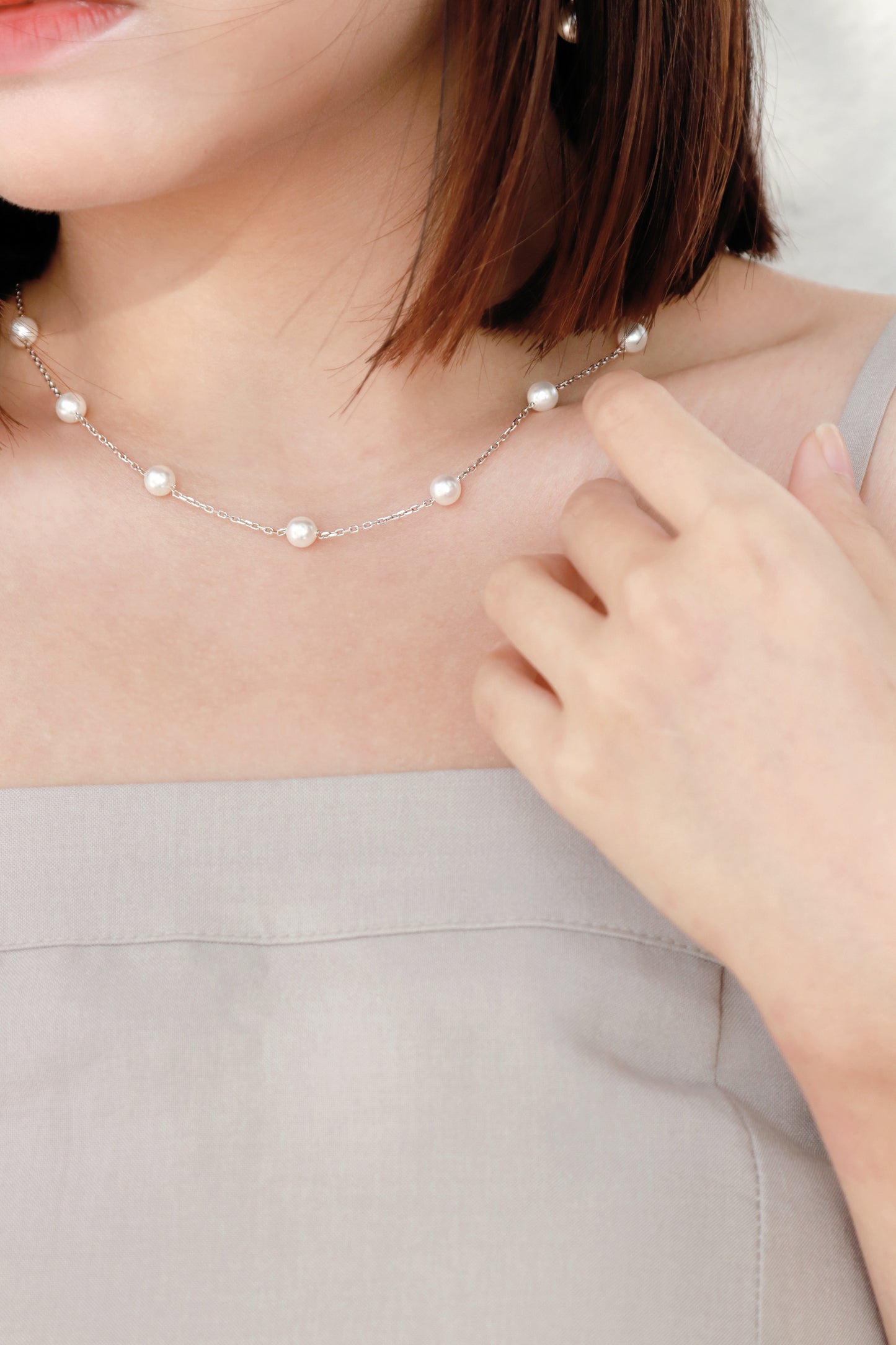 3-Ways Lariat Necklace- Silver - Wishe19