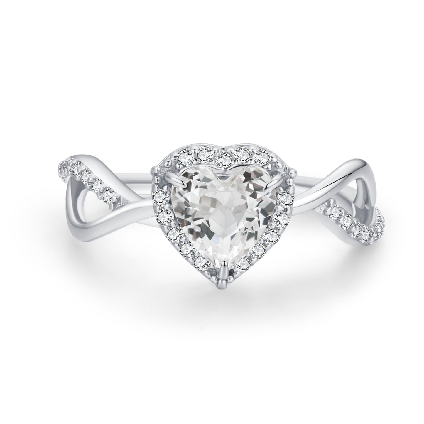 Fall In Love Ring- Silver - Wishe19
