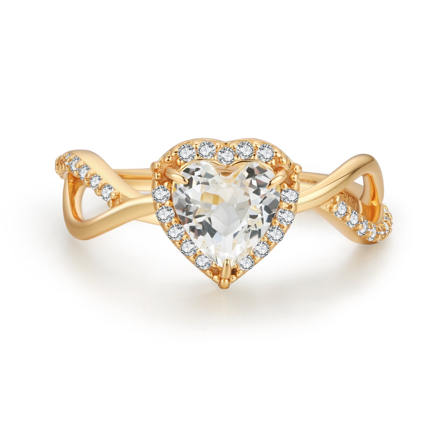 Fall In Love Ring- Gold - Wishe19
