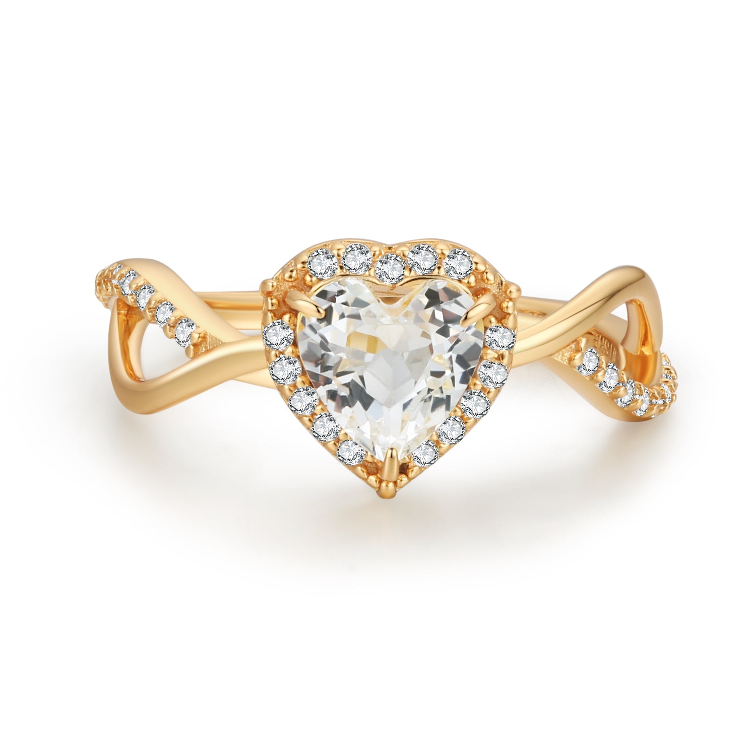 Fall In Love Ring- Gold - Wishe19