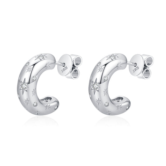 The Wishing Star Earring- Silver - Wishe19