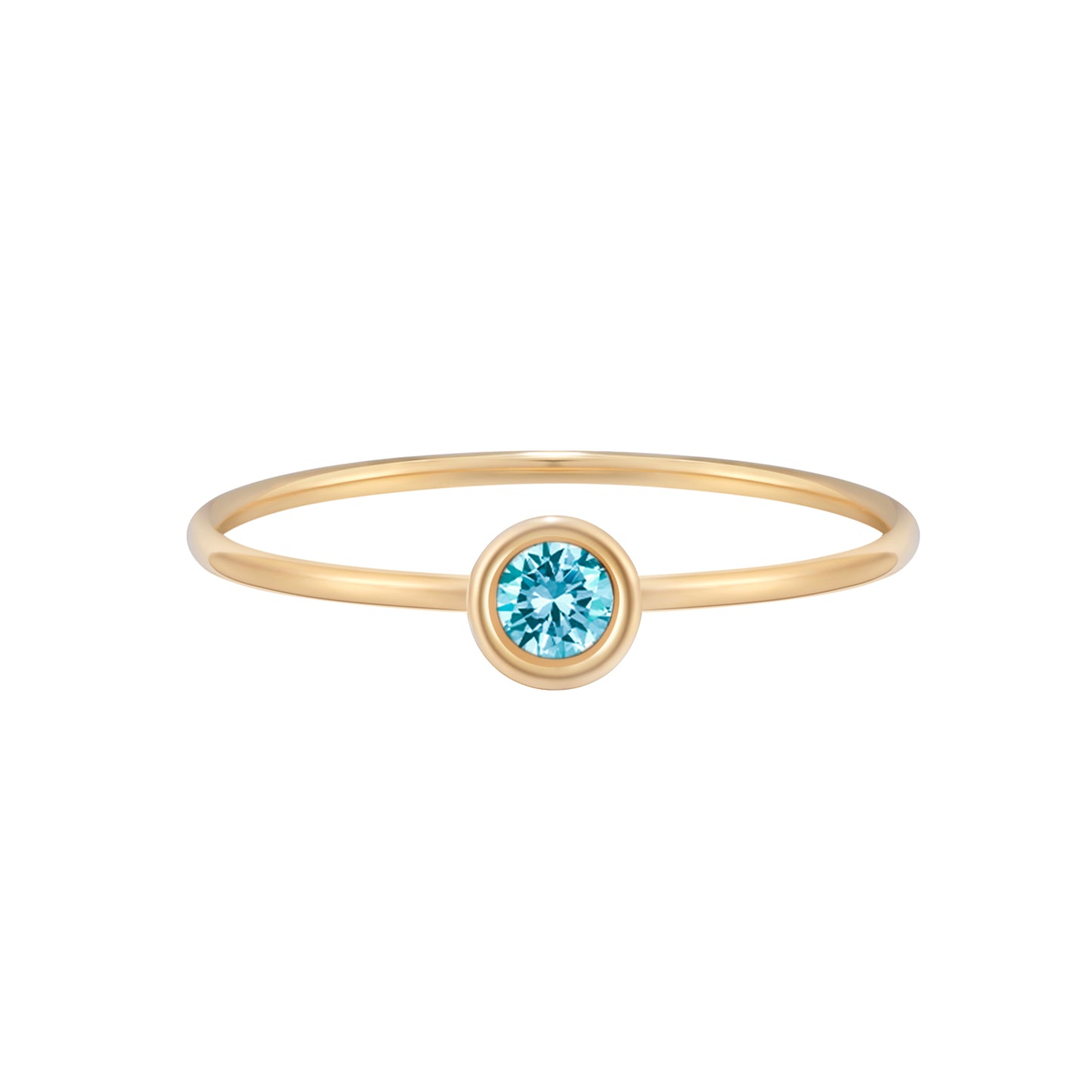 14KGF Birthstone Ring - Wishe19