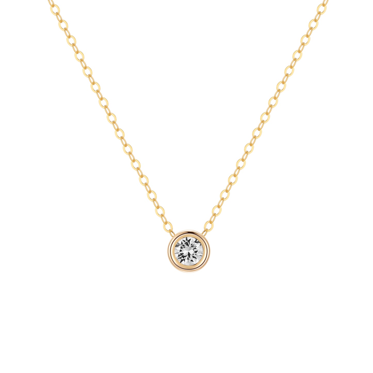 14KGF Birthstone Necklace - Wishe19