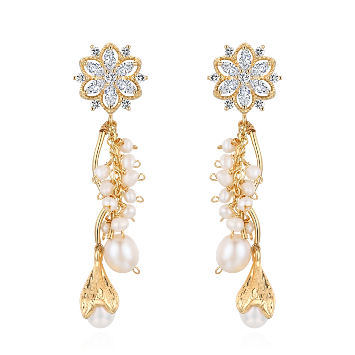 Beautiful In White Earring - Wishe19