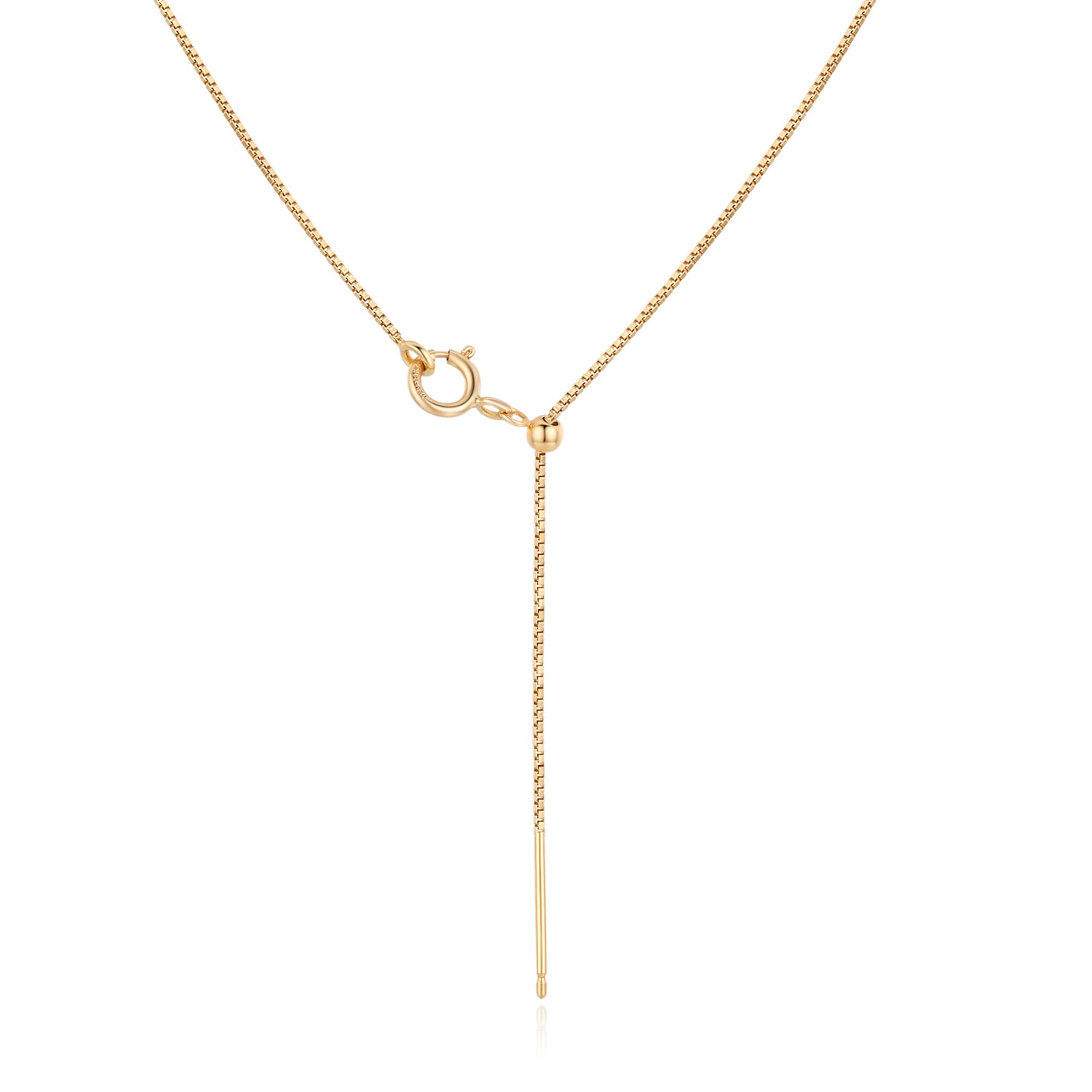 14KGF Initial Necklace- Letter G - Wishe19