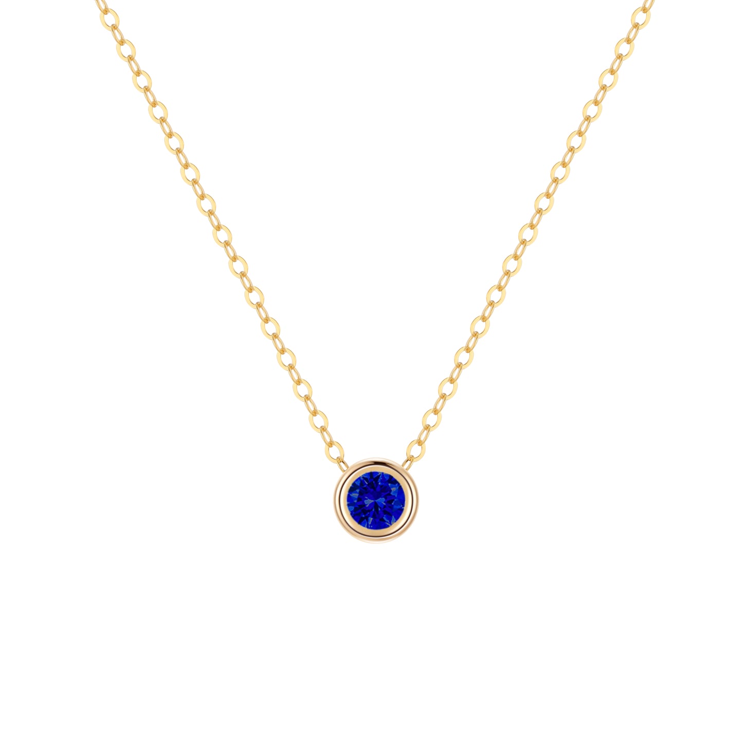14KGF Birthstone Necklace - Wishe19
