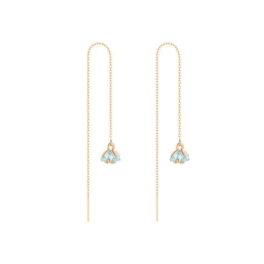 Floret Garden Earring- Baby Blue - Wishe19