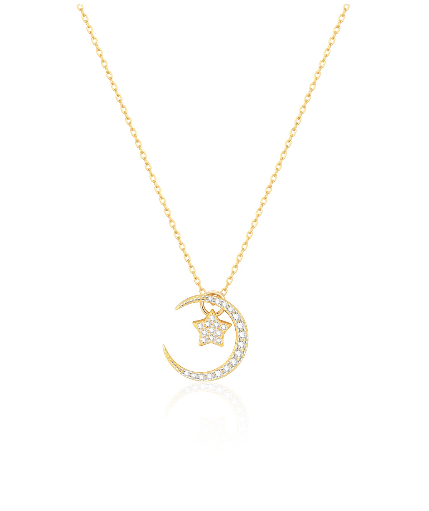 Embrace The Moon- Gold - Wishe19