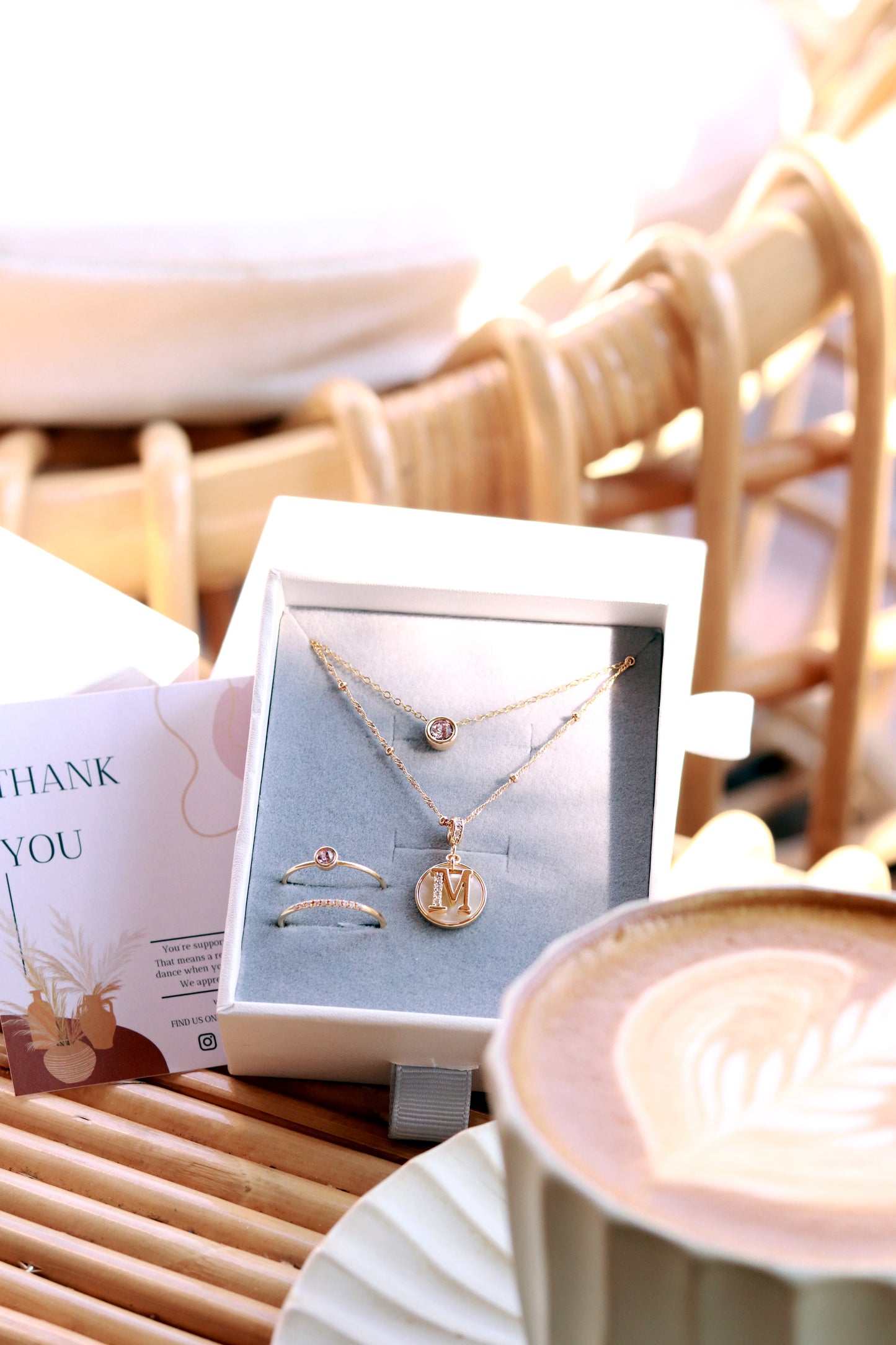 14KGF Birthstone Necklace - Wishe19