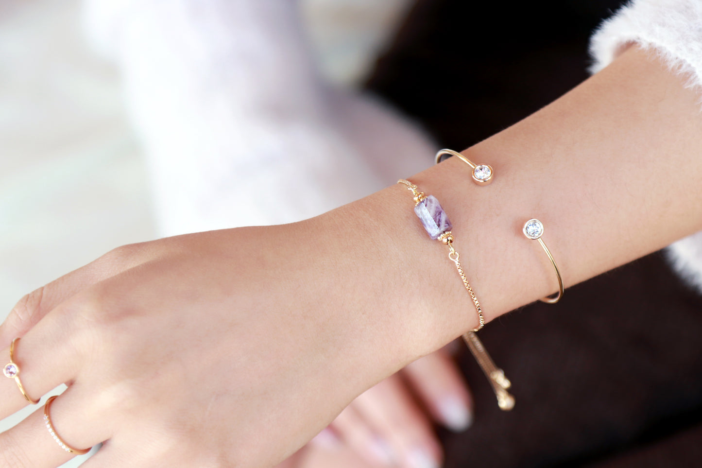 14KGF Birthstone Ring - Wishe19