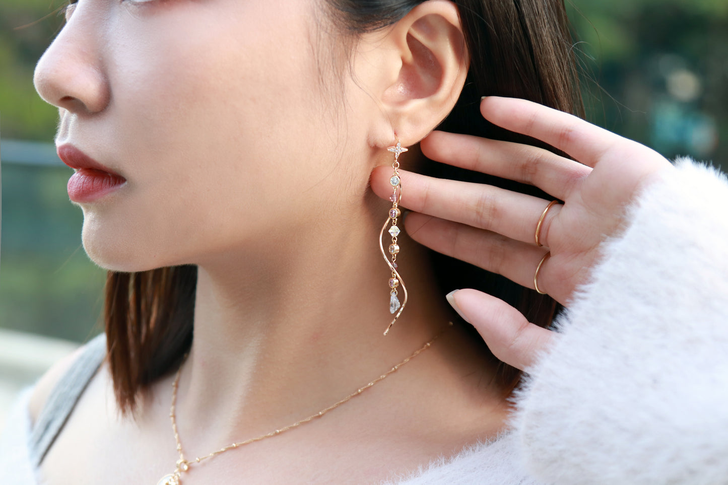 Binary Stars Earring - Wishe19