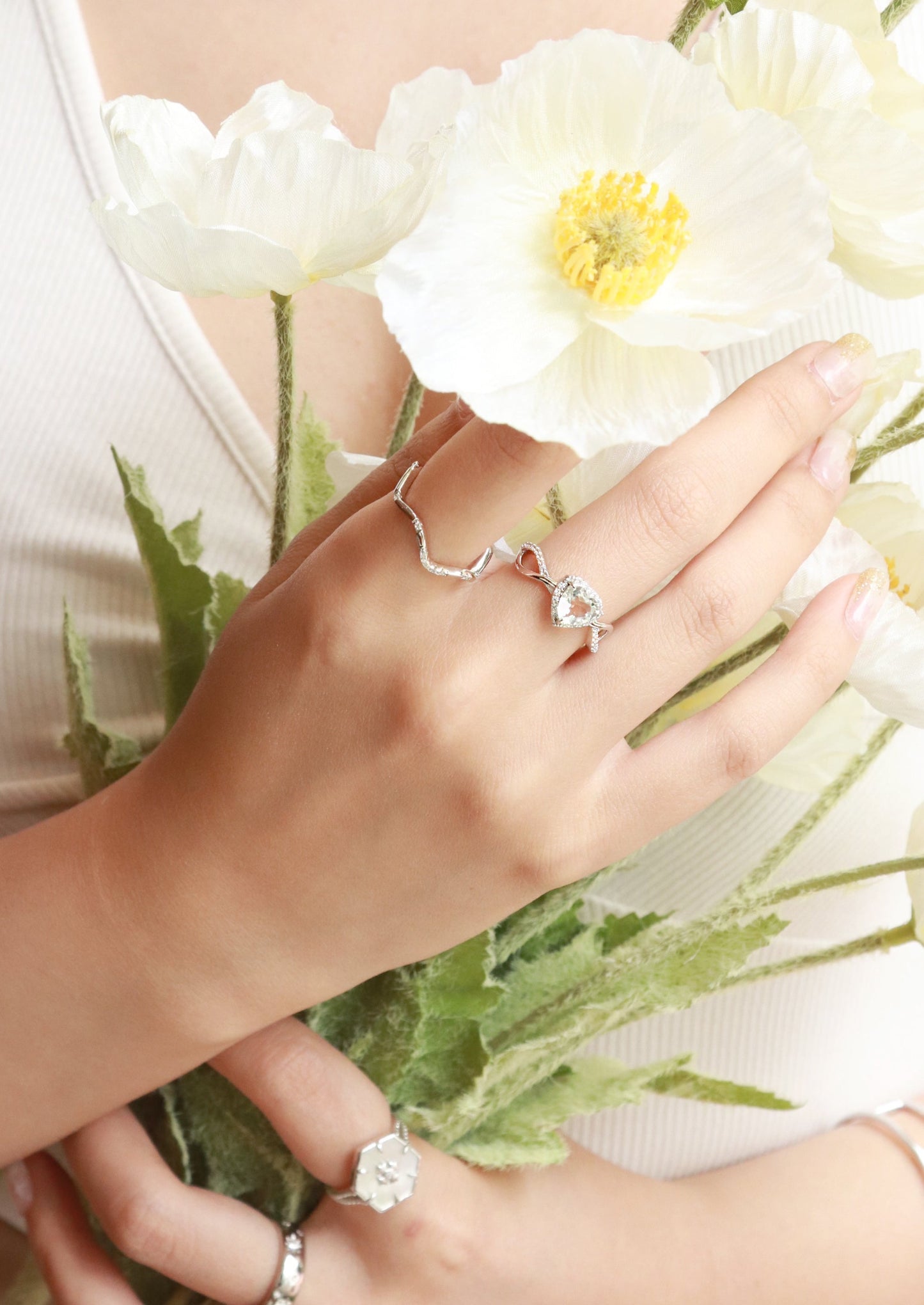 Wave Ring- Silver - Wishe19