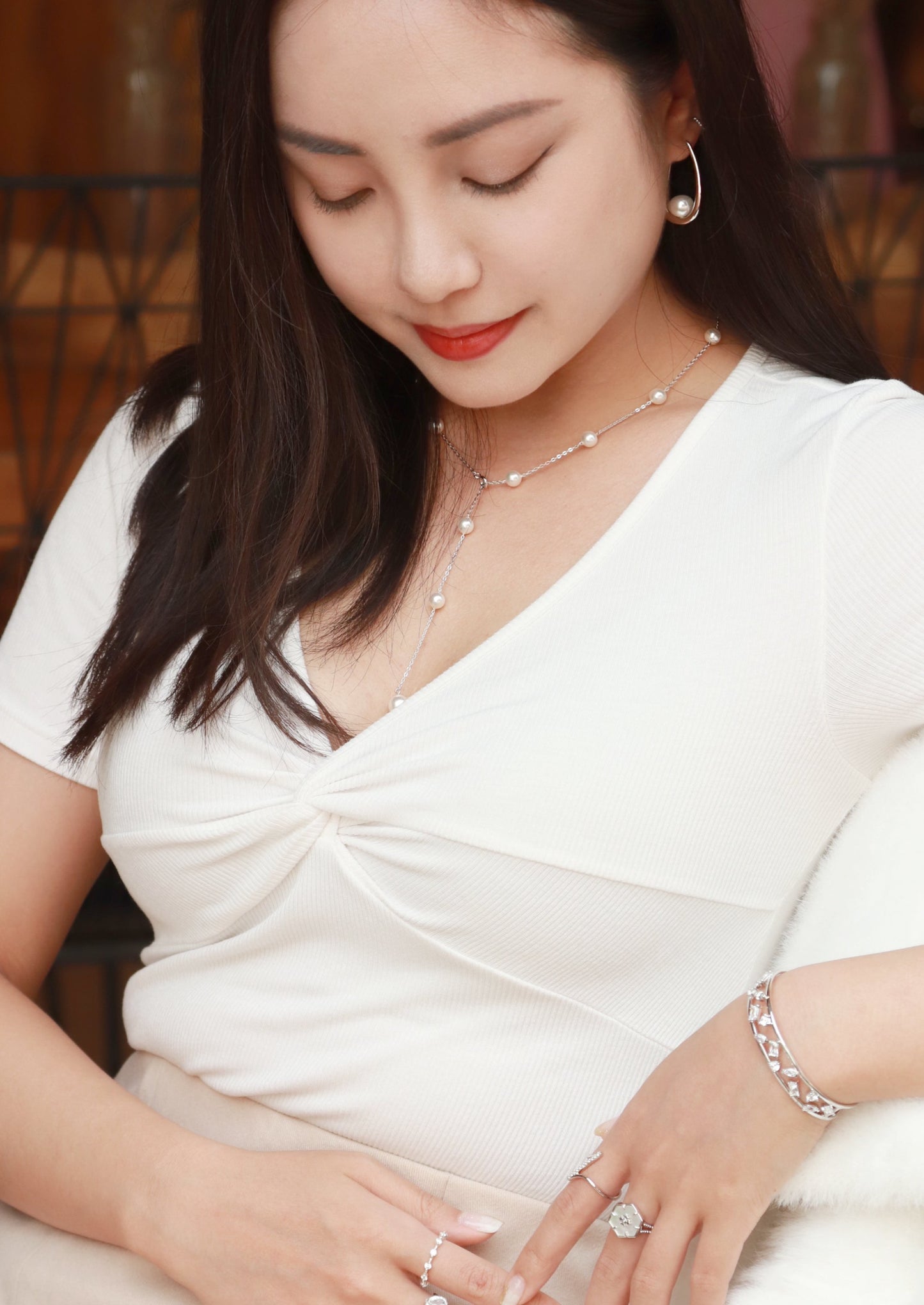 Margarita Earring- Silver - Wishe19