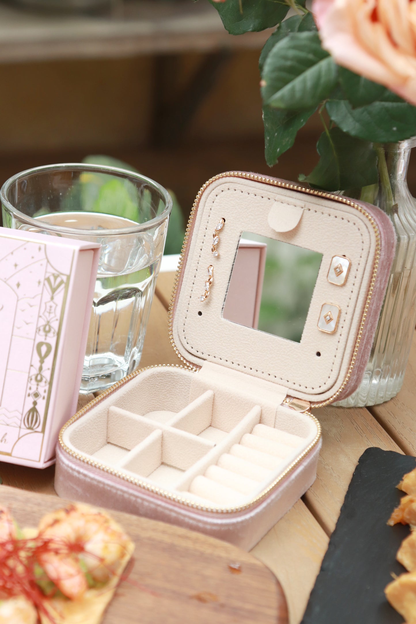 Minimalist Travel Jewelry Box - Wishe19