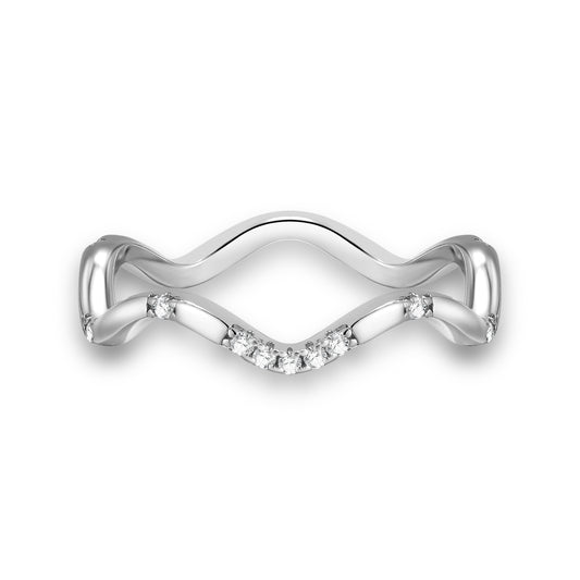 Wave Ring- Silver - Wishe19