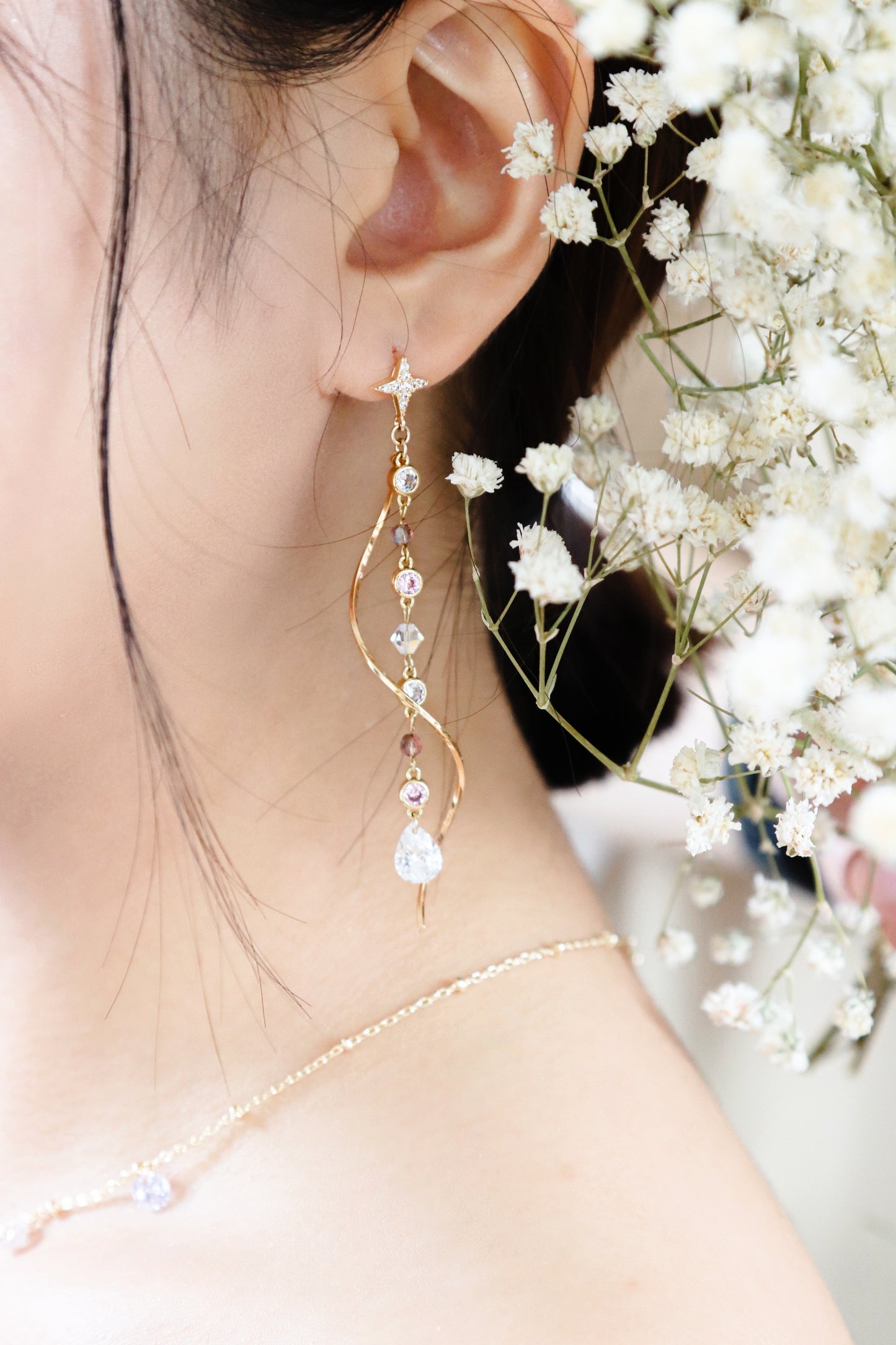 Binary Stars Earring - Wishe19