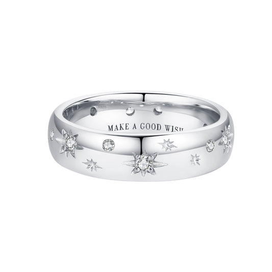 The Wishing Star Ring- Silver - Wishe19