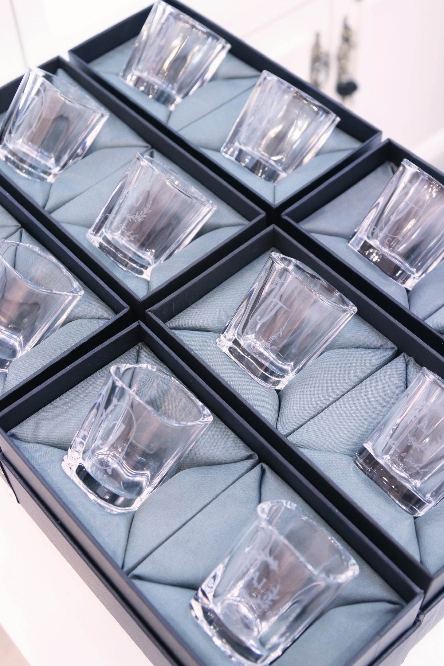 雕刻威士忌對杯 Personalized Shot glass