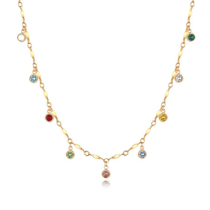 14KGF Rainbow Necklace