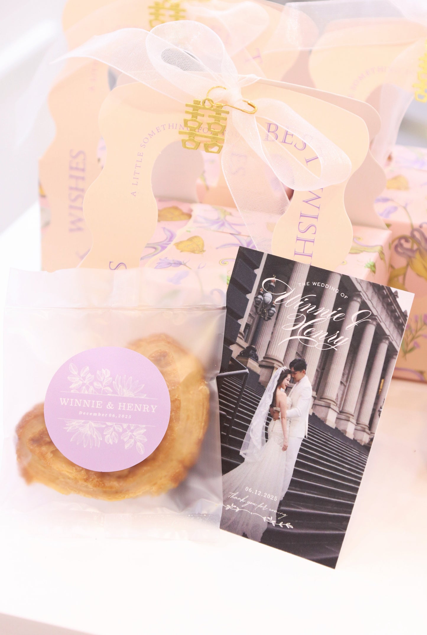 鴛鴦酥茶 • 一茶一酥組合 Handmade Butterfly Pastry and Low Sugar Fruit Tea