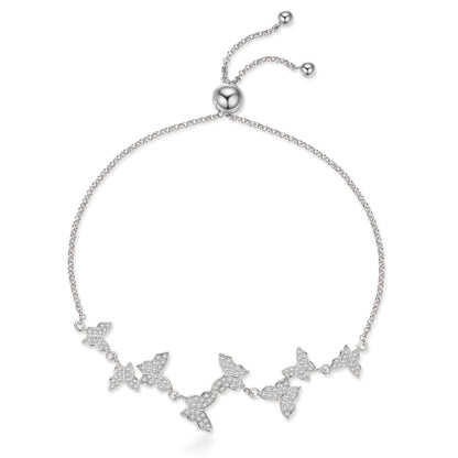 Butterfly Serenade Bracelet- Silver